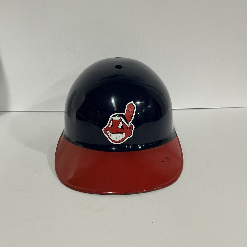 Vintage Cleveland Indians CHIEF WAHOO Blue Plastic Souvenir Helmet, Jim Thome
